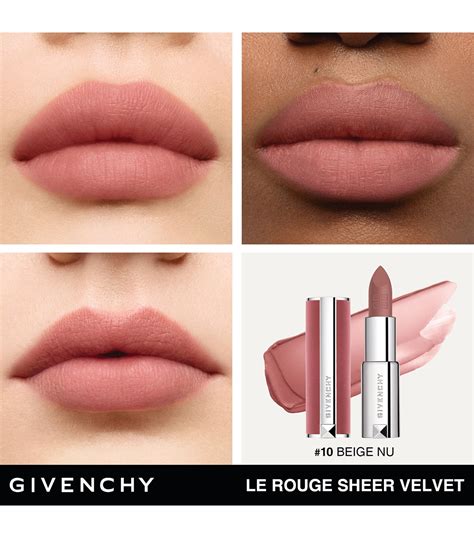 givenchy refillable lipstick|givenchy lipstick beige.